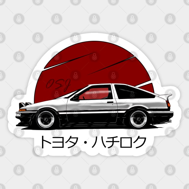 AE86 Legend Edition Sticker by OSJ Store